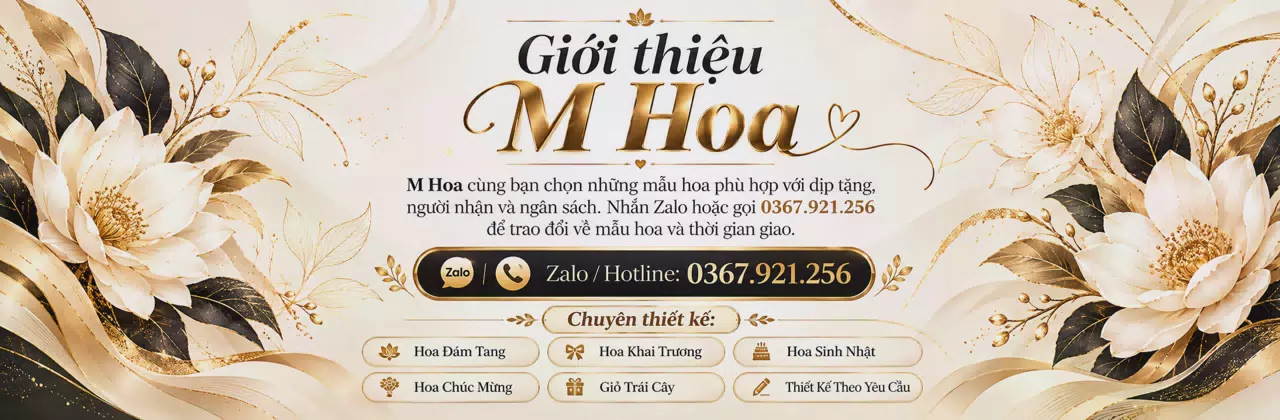 Ảnh bìa Shop hoa tươi Phường Nhị Chiểu Hải Phòng - Thêm sắc hoa cho ngày vui